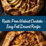 Rustic Pear and Walnut Crostata Recipe
