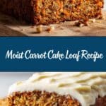 Carrot Cake Loaf (Quick Bread) Recipe