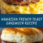 French Toast Sandwich on Hawaiian Rolls Recipe