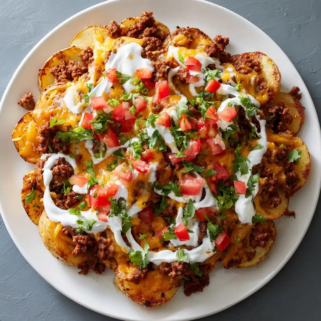 Cheesy Taco Potatoes Recipe - Recipe Image
