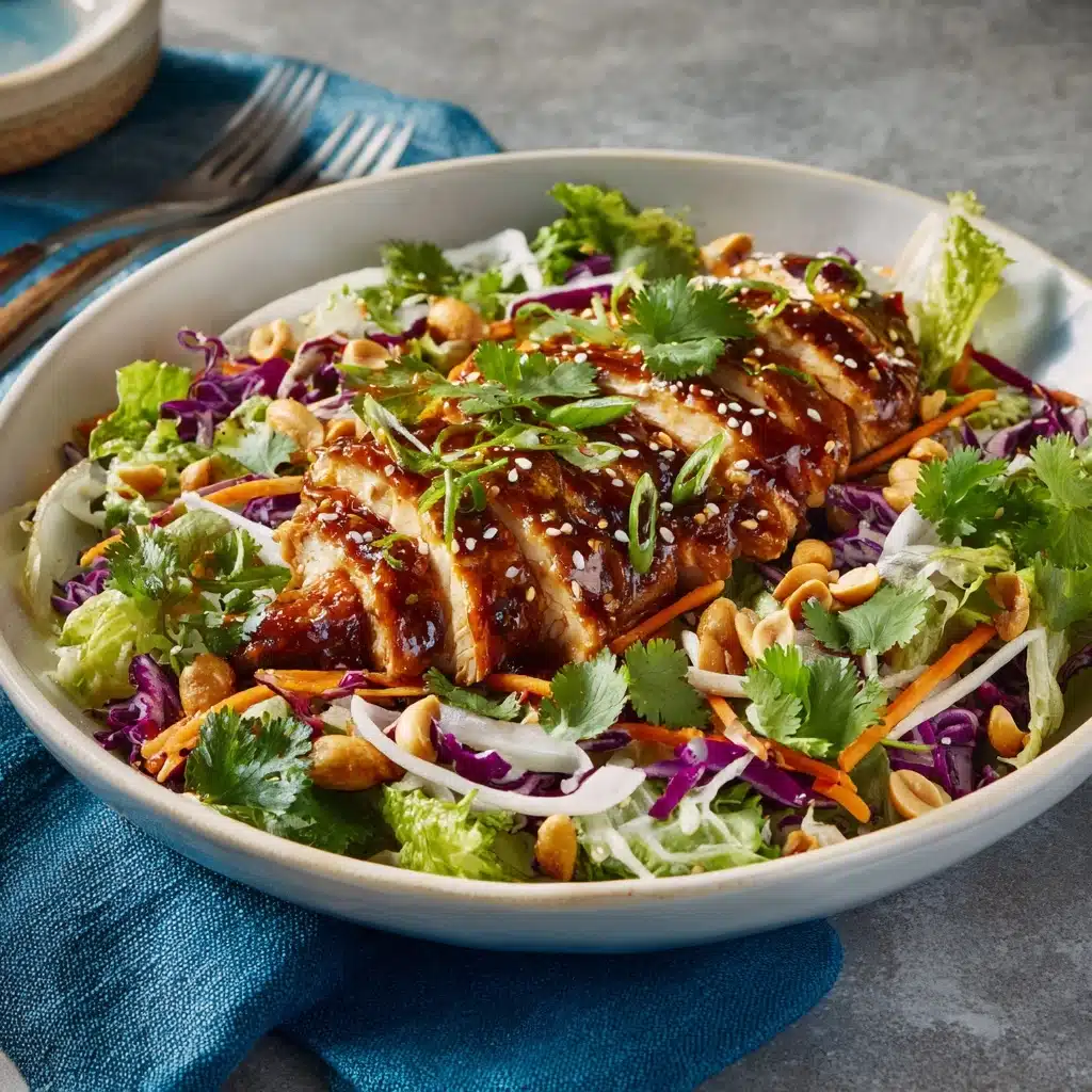 Crunchy Asian Sesame Chicken Salad Recipe - Recipe Image