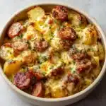 Cheesy Ranch Potatoes and Smoked Sausage Recipe