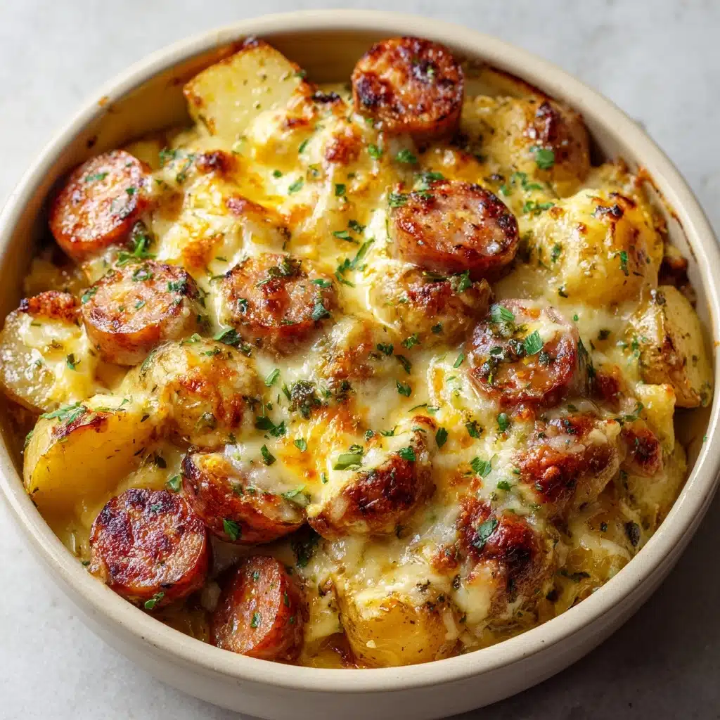 Cheesy Ranch Potatoes and Smoked Sausage Recipe - Recipe Image