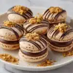 Nutella Drizzle Macarons Recipe