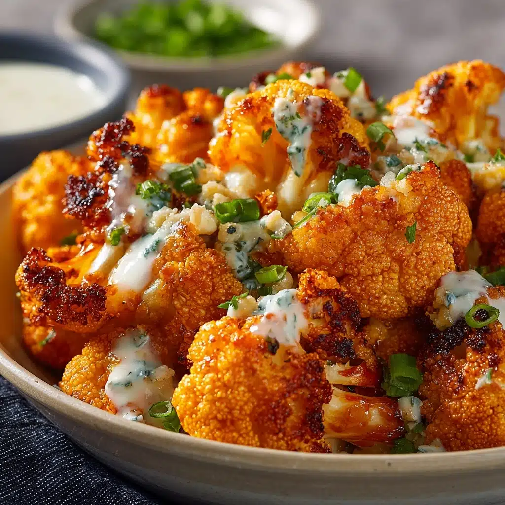 Crispy Air Fryer Buffalo Cauliflower Recipe - Recipe Image