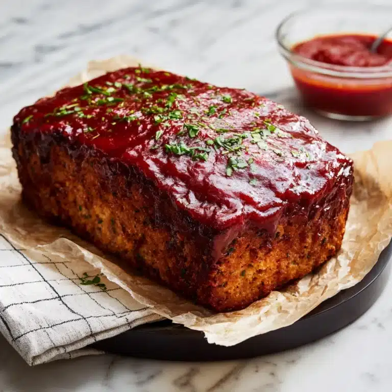 Healthy Ground Chicken Meatloaf Recipe