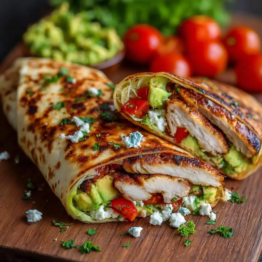 Chicken Avocado Wrap Recipe - Recipe Image