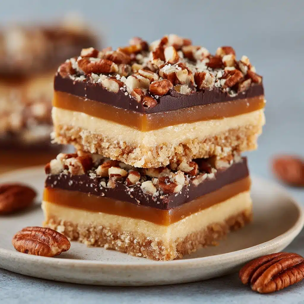 Turtle Bars Recipe - Recipe Image