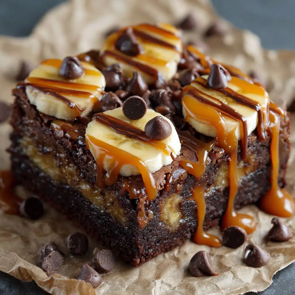 Banana Bread Brownies Recipe - Recipe Image