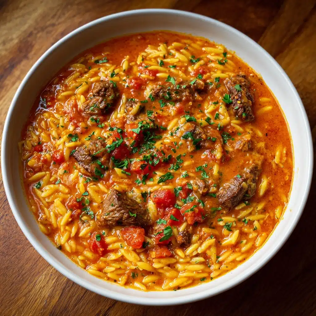 Beef Giouvetsi: A Traditional Greek Beef and Orzo Stew Recipe - Recipe Image