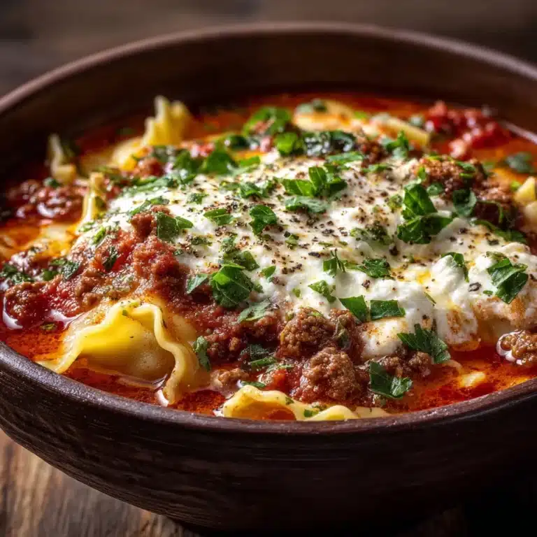 Hearty Lasagna Soup Recipe