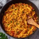 Creamy Tomato Orzo with Chicken Recipe