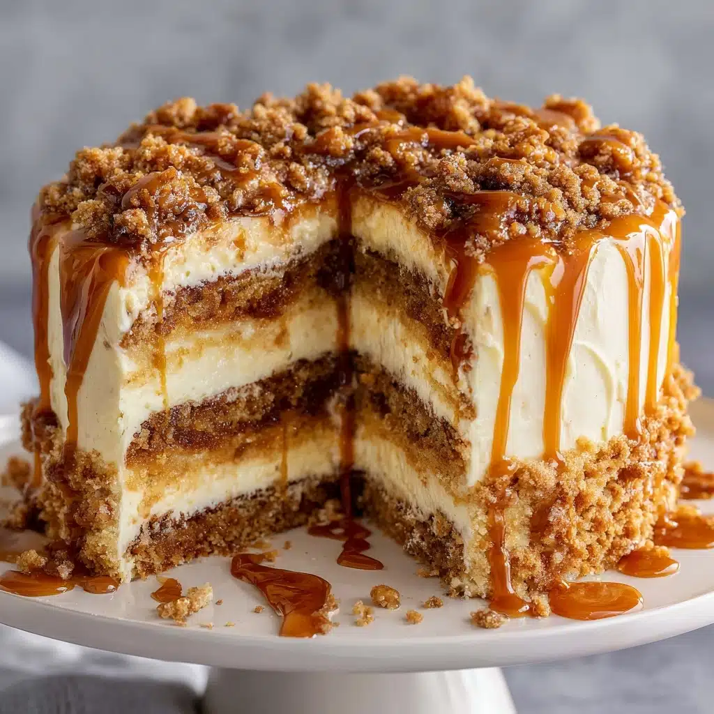 Caramel Toffee Crunch Cake Recipe