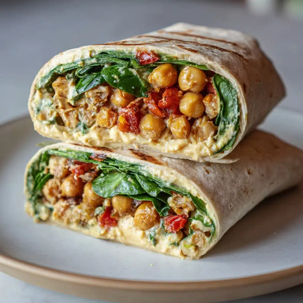 BBQ Chickpea Wraps with Ranch Dressing Recipe