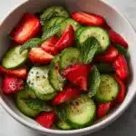 Cucumber Strawberry Salad Recipe