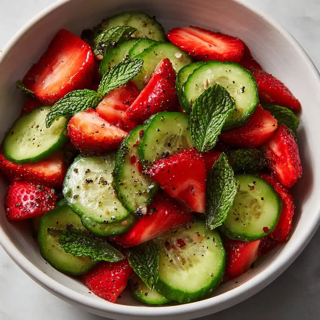 Cucumber Strawberry Salad Recipe - Recipe Image
