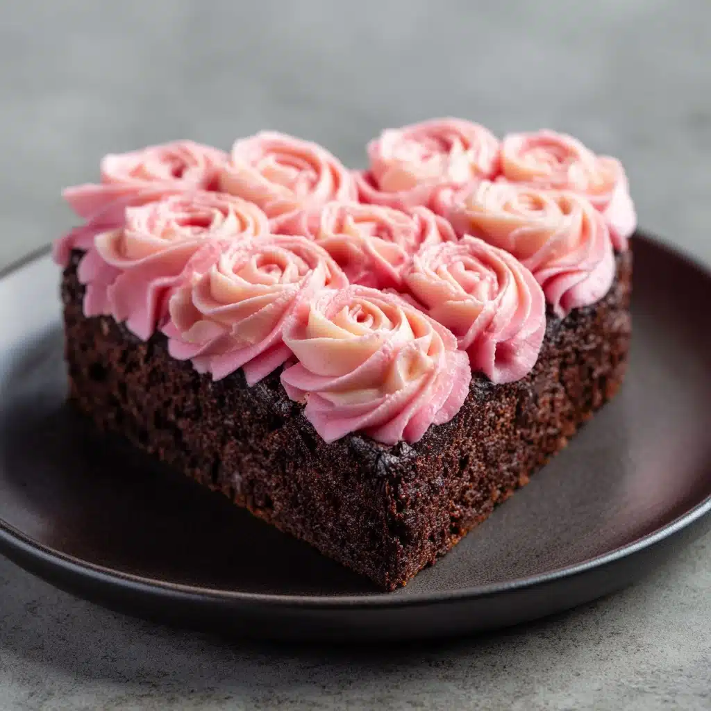 Heart Brownie Cake Recipe