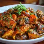 Black Pepper Chicken with Mushrooms Recipe