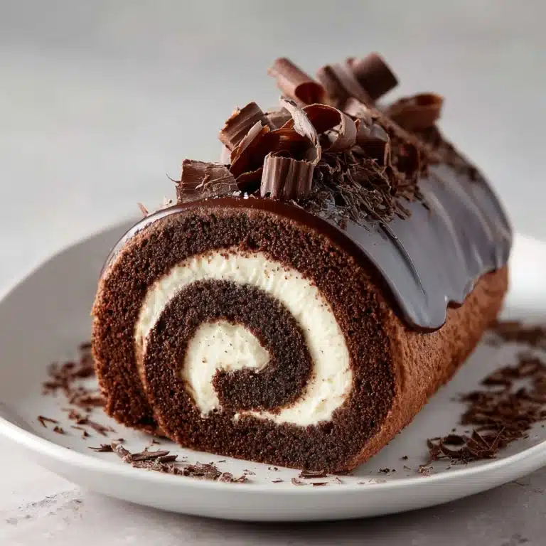 Chocolate Roll Cake Recipe