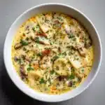 Creamy Alfredo Lasagna Soup Recipe