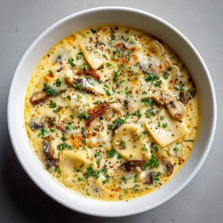 Creamy Alfredo Lasagna Soup Recipe