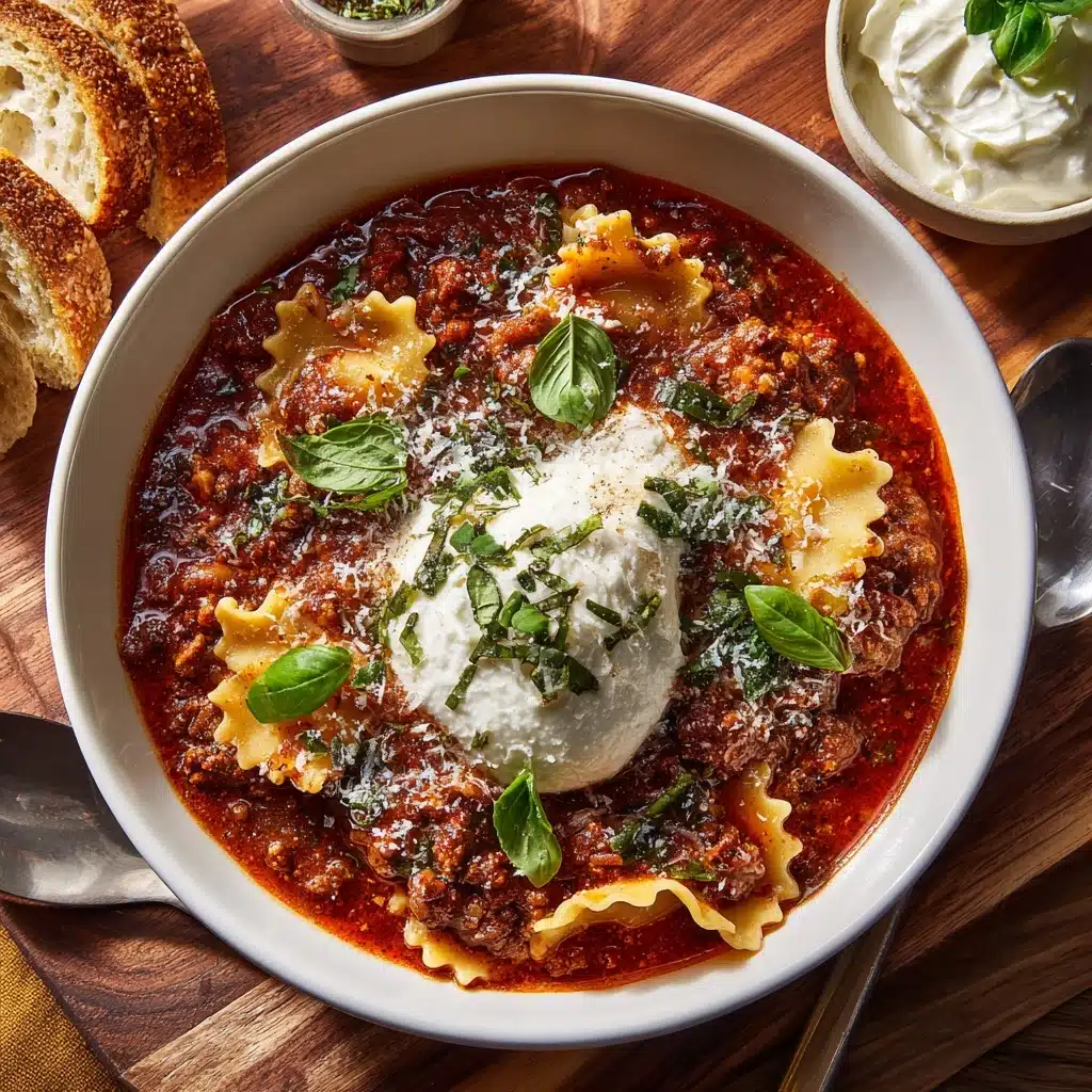 Crockpot Lasagna Soup Recipe - Recipe Image
