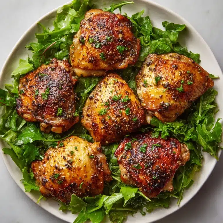 Oven Baked Chicken Thighs Recipe