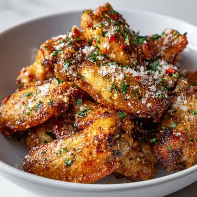 Crispy Baked Parmesan Chicken Wings Recipe