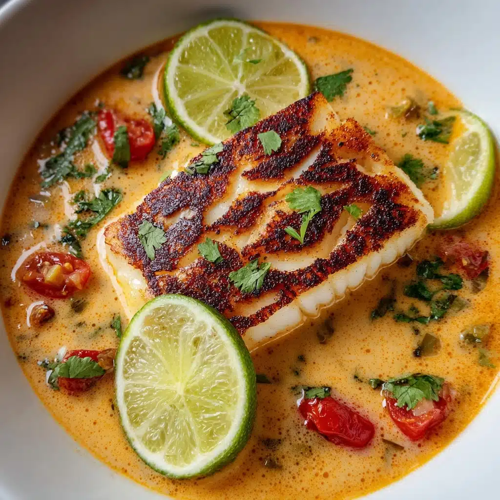 Thai-Style Coconut Lime Fish Soup Recipe - Recipe Image