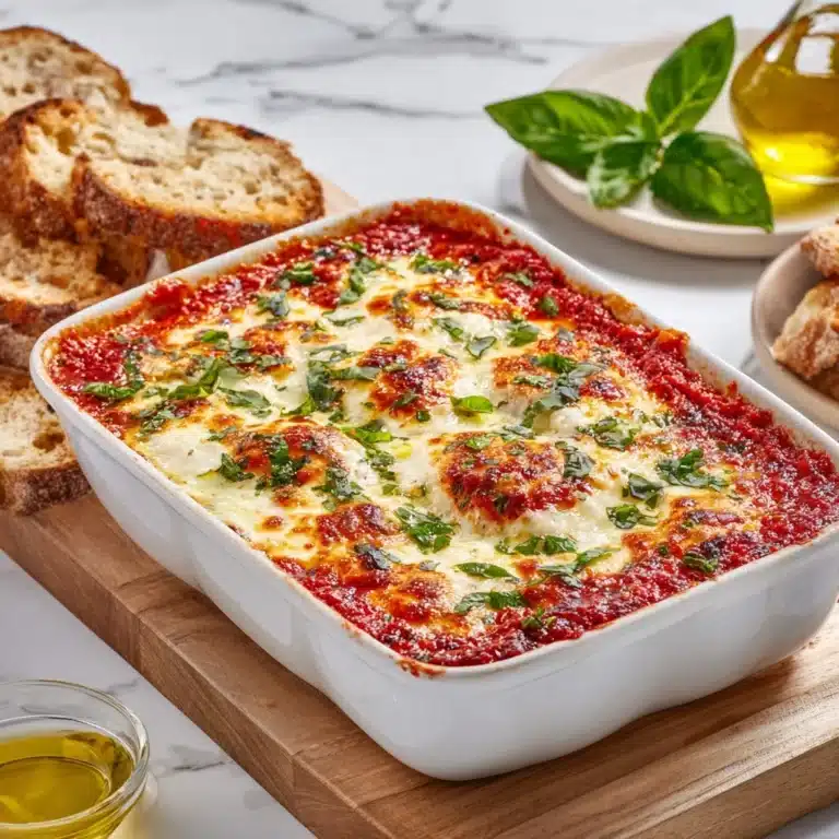 Baked Goat Cheese Bruschetta Dip Recipe