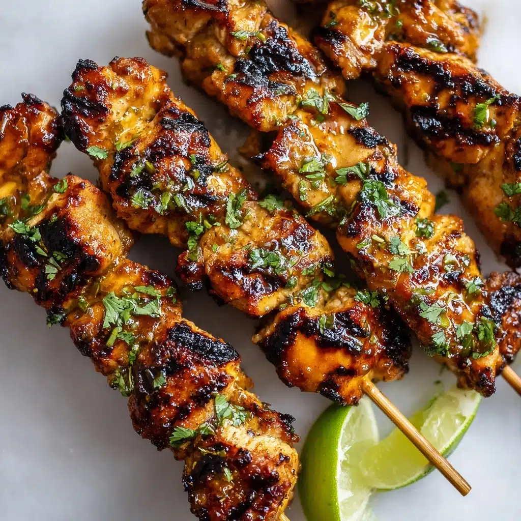Sizzling Honey Lime Chicken Skewers Recipe