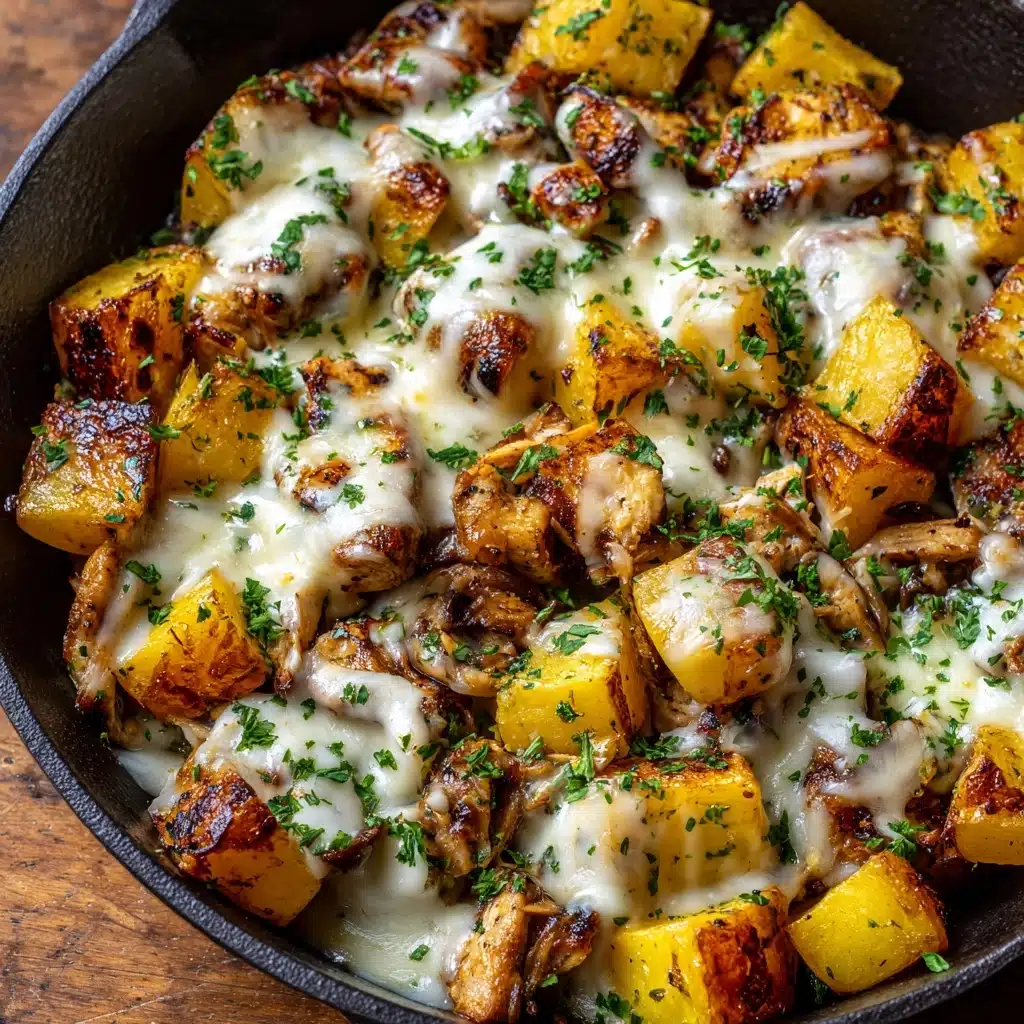 Garlic Parmesan Chicken and Potatoes Recipe