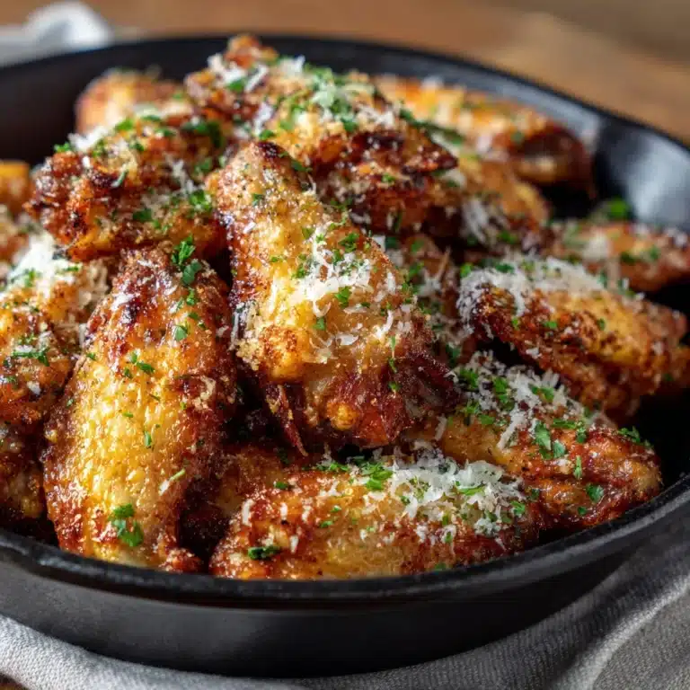 Garlic Parmesan Wings Recipe