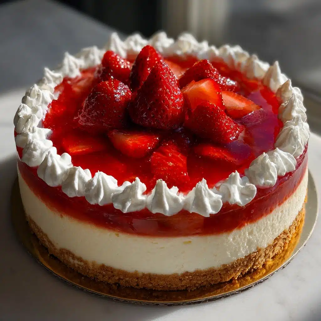 Strawberry Crunch Cheesecake Recipe - Recipe Image