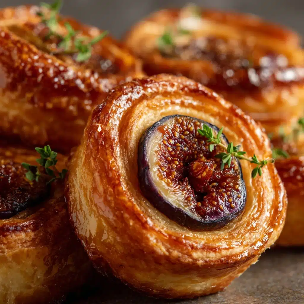 Fig and Goat Cheese Pinwheels Recipe - Recipe Image