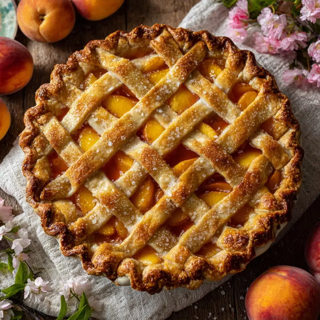 Brown Butter Strawberry Peach Pie Recipe - Recipe Image