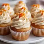 Moist Carrot Cake Muffins with Cream Cheese Frosting Recipe