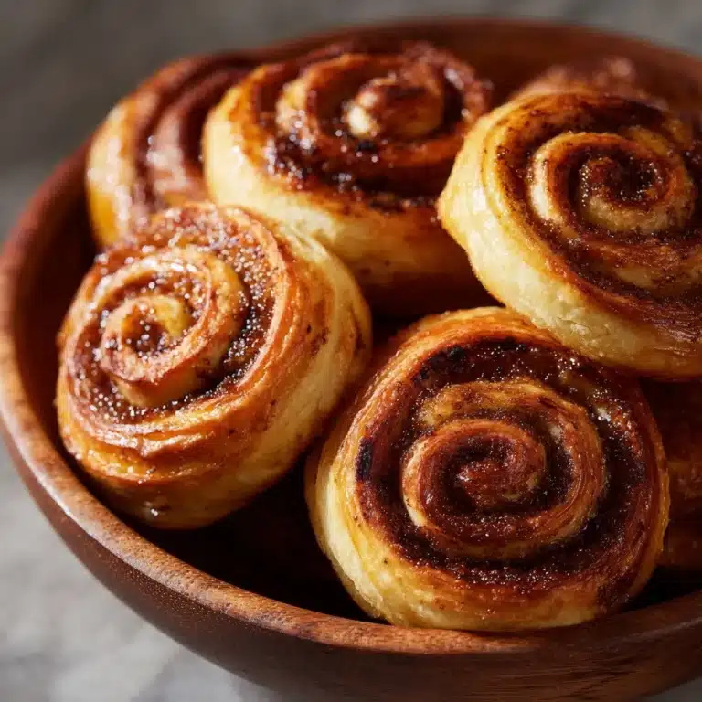 Quick Puff Pastry Cinnamon Rolls Recipe