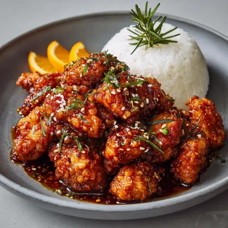 Orange Chicken: A Perfect Balance of Sweet, Tangy, and Savory Recipe