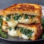 Caramelized Onion Pear Grilled Cheese Sandwich Recipe