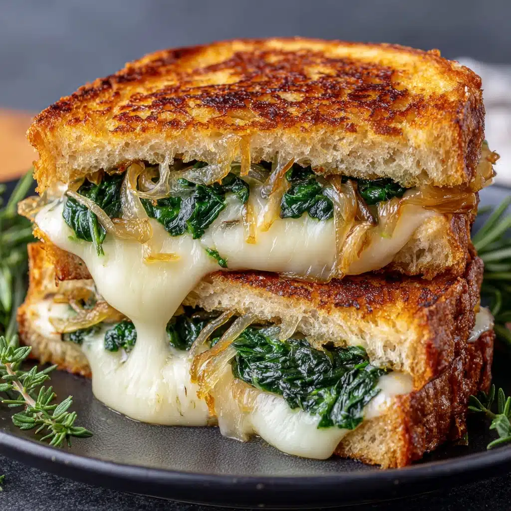 Caramelized Onion Pear Grilled Cheese Sandwich Recipe