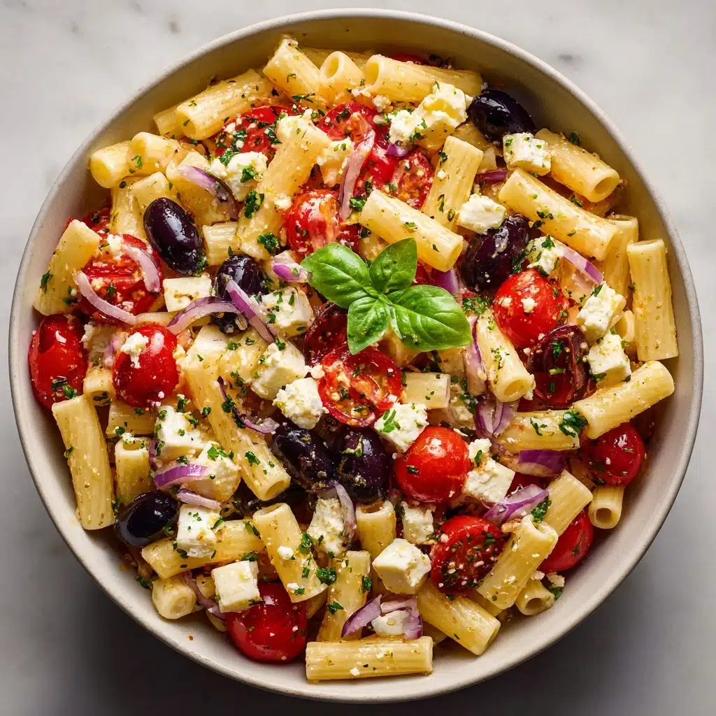 Greek Pasta Salad Recipe - Recipe Image