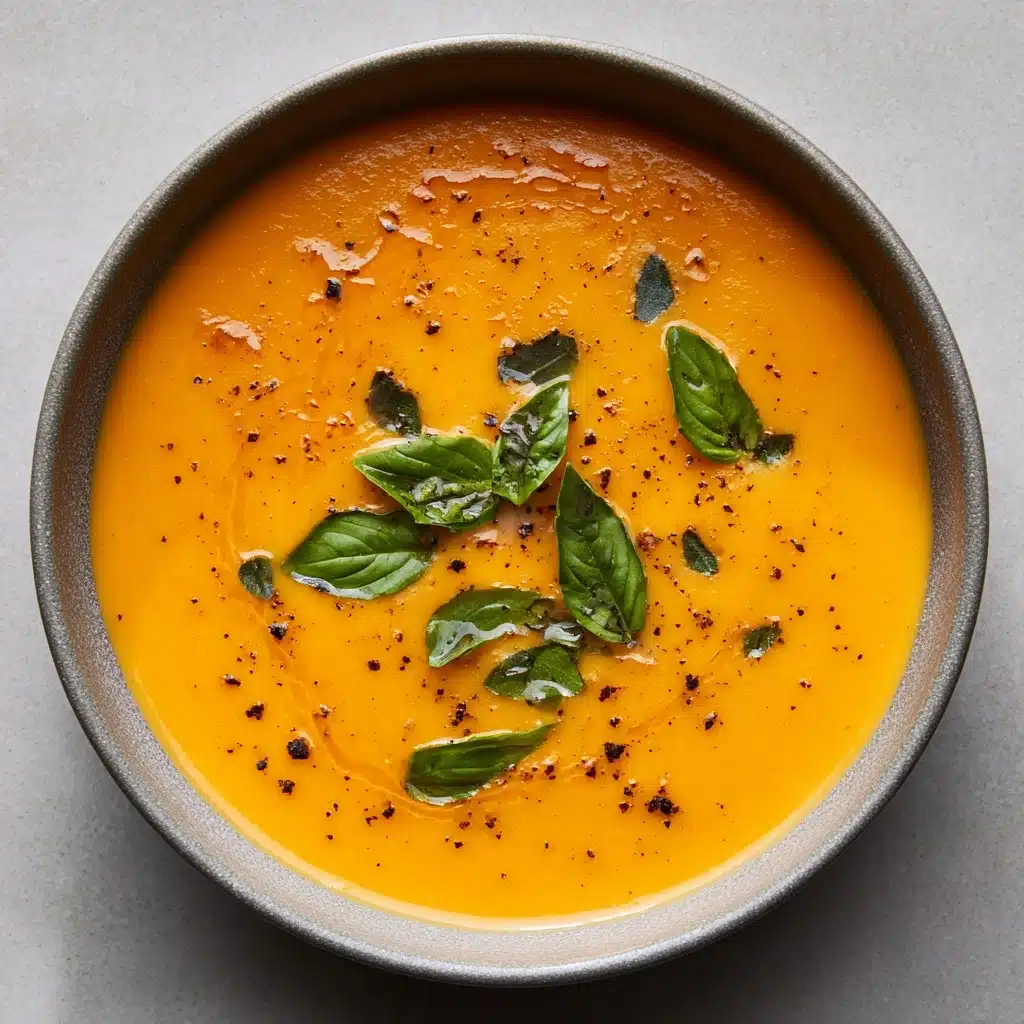 Creamy Roasted Pepper Soup Recipe - Recipe Image