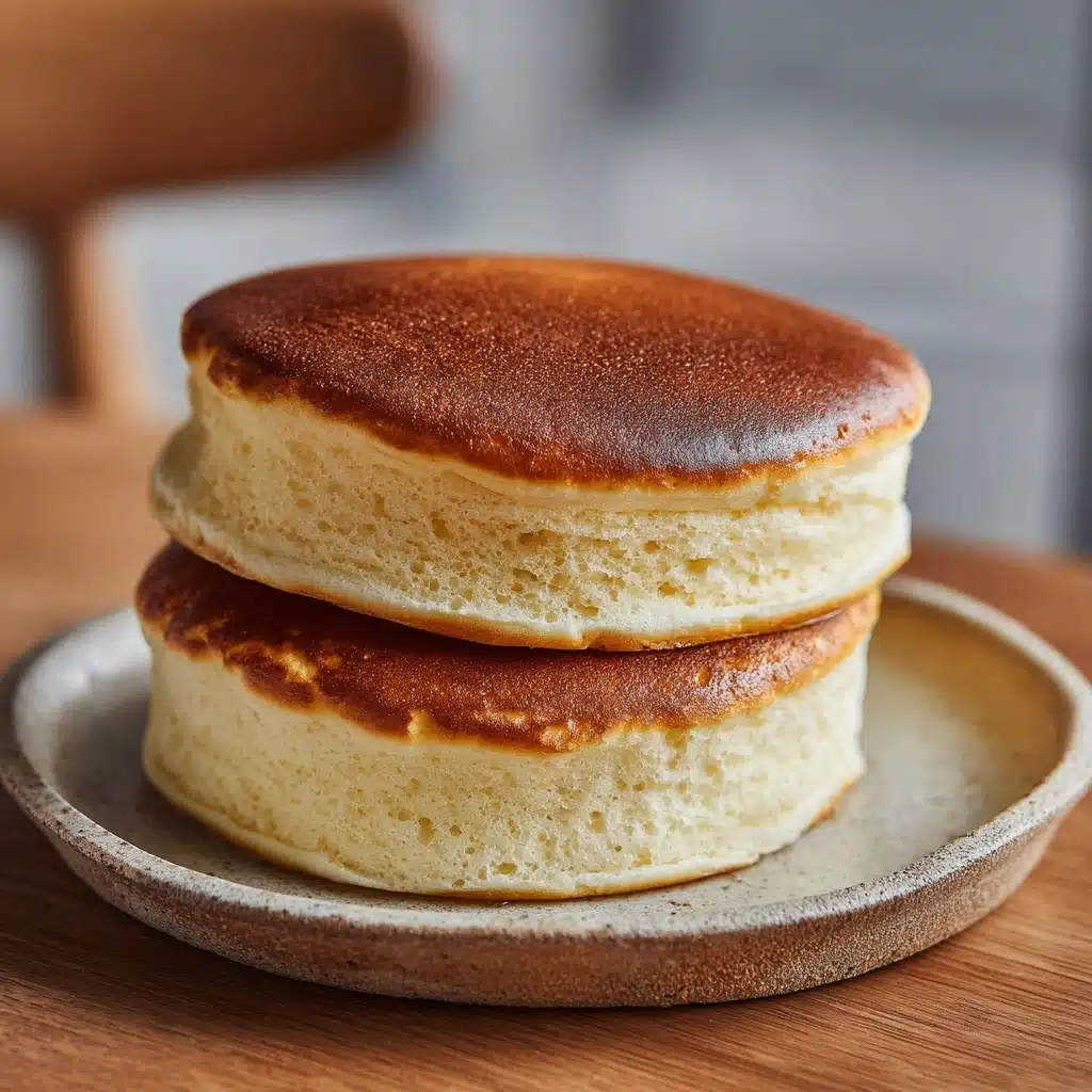 Fluffy Japanese Soufflé Pancakes Recipe - Recipe Image