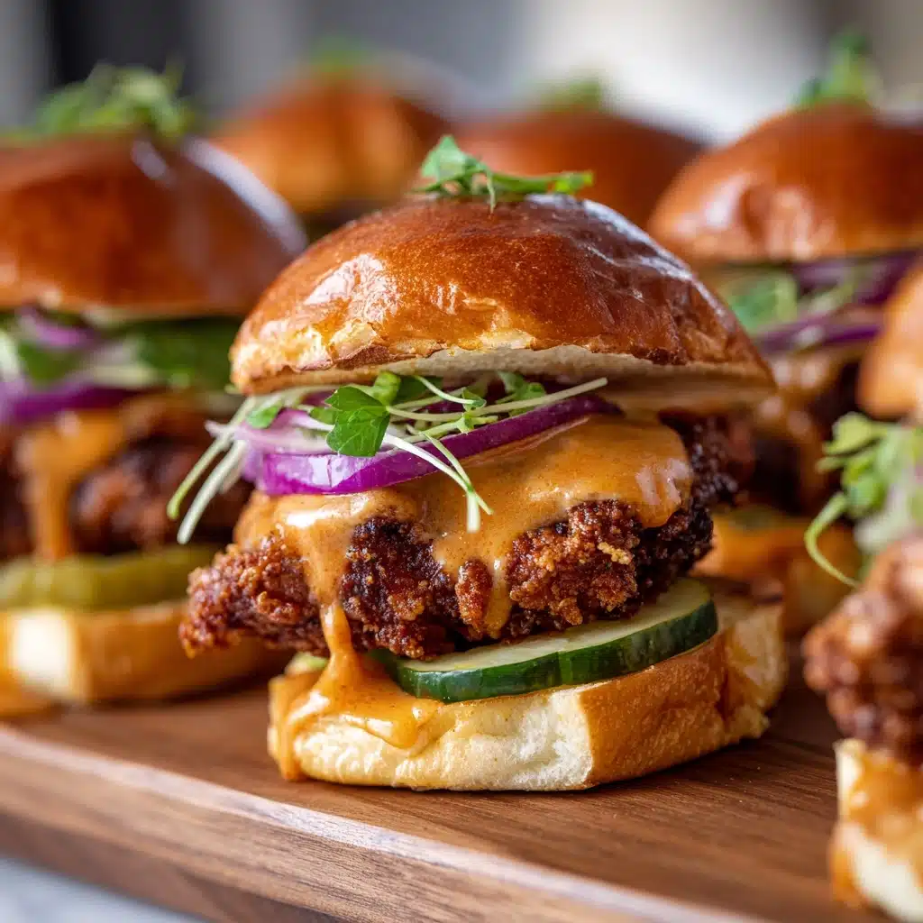 Mini Crispy Chicken Sandwiches Recipe - Recipe Image