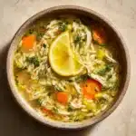 Greek Lemon Chicken Soup (Avgolemono) Recipe