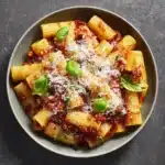 Pasta with Tomato Sauce and Vegetables Recipe