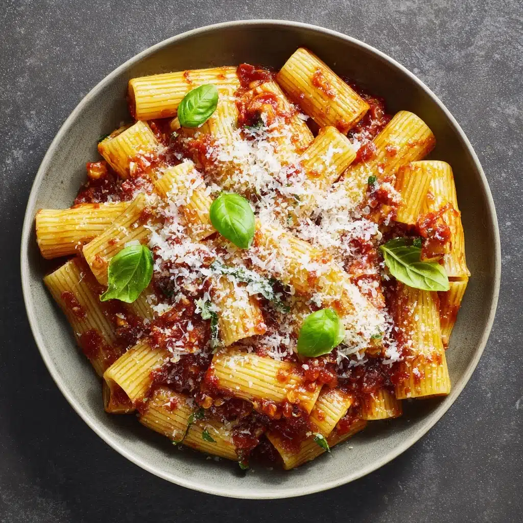 Pasta with Tomato Sauce and Vegetables Recipe