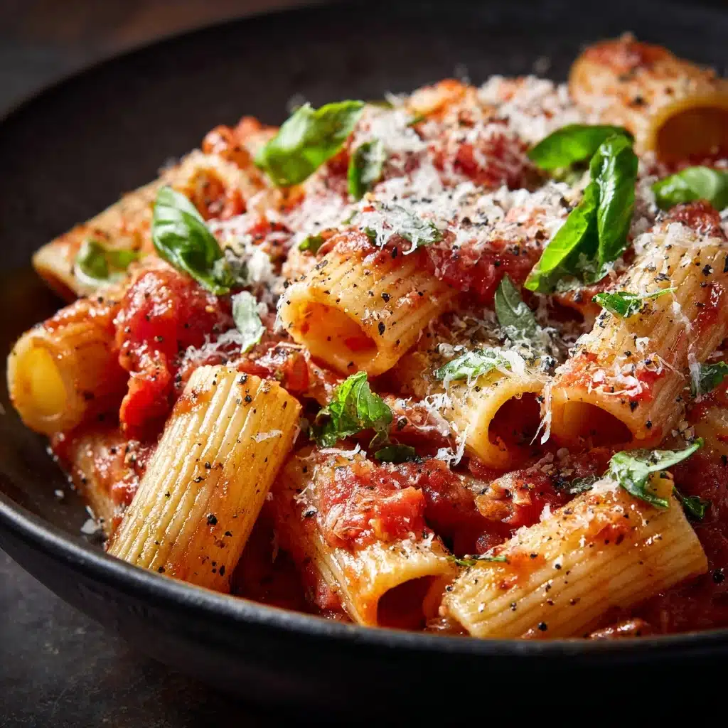 Pasta with Tomato Sauce and Vegetables Recipe - Recipe Image