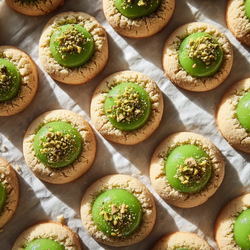 Pistachio Thumbprint Cookies Recipe - Recipe Image